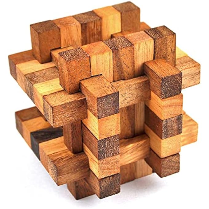 LOGICA PUZZLES ART. URANUS - 3D WOODEN PUZZLE - DIFFICULTY 6/6 EXPERT - STAR ADVENTURES SERIES - Image 1